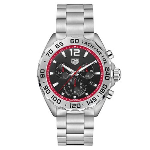 TAG Heuer Formula 1 Chronograph Quartz Stainless Steel / Racing Red / Bracelet
